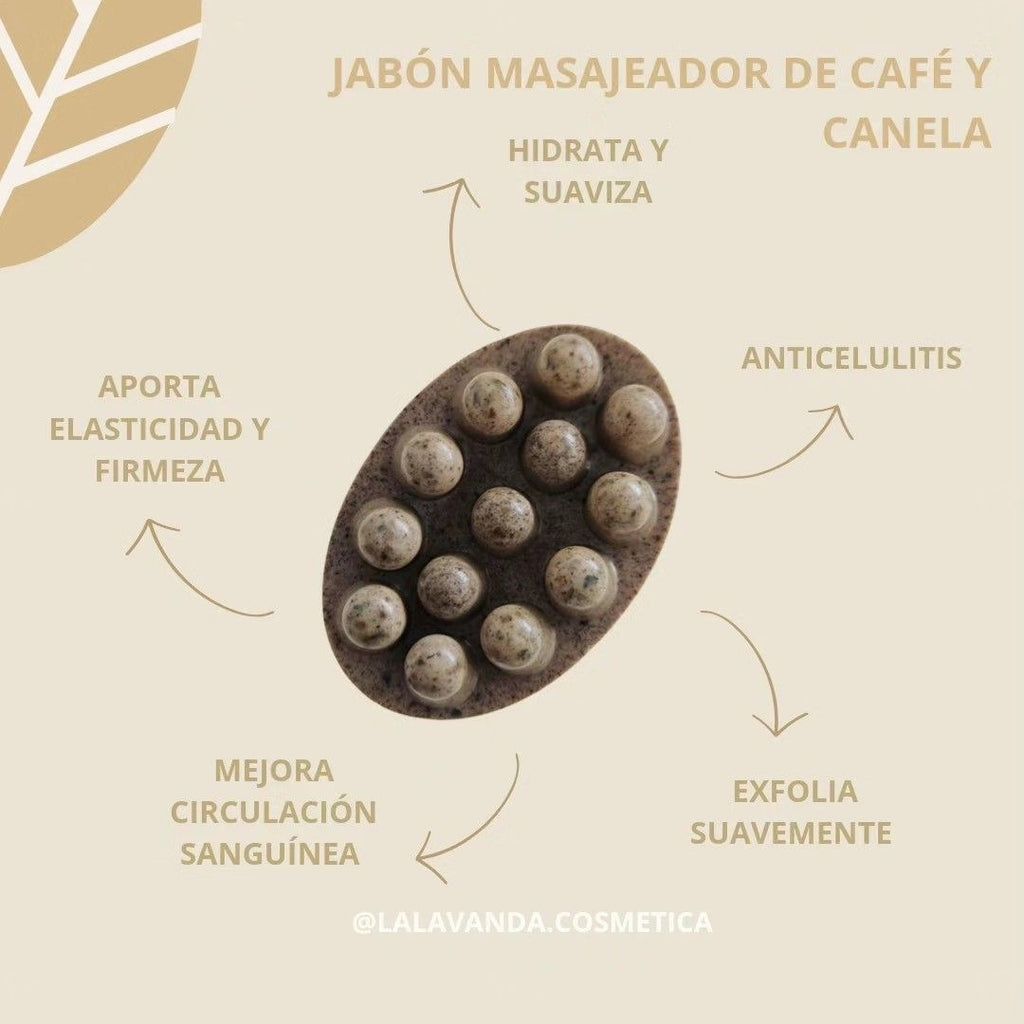 Coffee and organic coconut oil Massage Soap