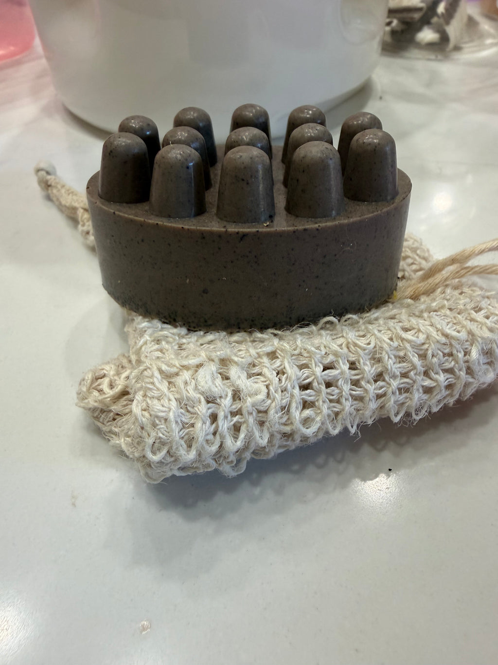 Coffee and organic coconut oil Massage Soap